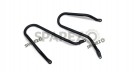 Fit For Royal Enfield Bear 650 Pannier Mounting Rails Black - SPAREZO